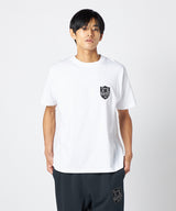 DUGOUTS TEAM EMBLEM TEE(刺繍) WHITE