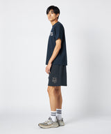 DUGOUTS TEAM EMBLEM SWEAT HALF(刺繍) NAVY