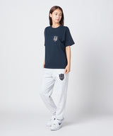 DUGOUTS TEAM EMBLEM TEE(刺繍) NAVY
