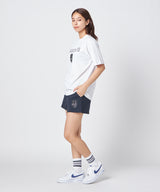 DUGOUTS TEAM EMBLEM SWEAT SHORT(刺繍) NAVY
