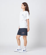 DUGOUTS CLUB LOGO SWEAT HALF(刺繍) NAVY