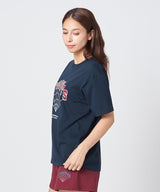 DUGOUTS CLUB BIG LOGO TEE NAVY