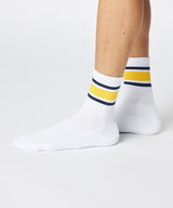 UNIV　football　3Pソックス　メンズ25-27cm WHITE