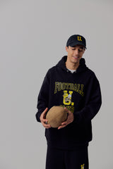 FOOTBALL CLUBロゴパーカー BLACK