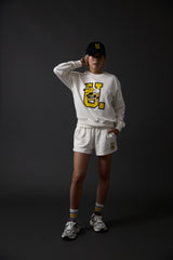 BEE Uロゴショートパンツ WHITE