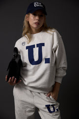 The University. Uロゴ スウェット YELLOW/NAVY