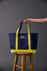UNIVキャンバストートバッグ L NAVY