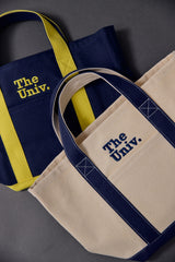 UNIVキャンバストートバッグS NAVY