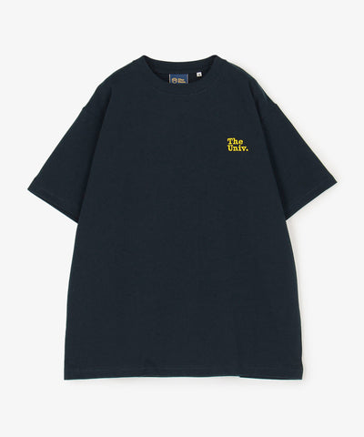 The Univ. エンブロイダリーロゴ Tシャツ NAVY