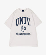 The University. カレッジロゴ Tシャツ WHITE