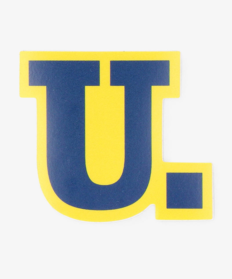 The University. Uロゴ ステッカー