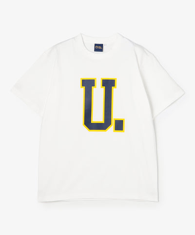 FOOTBALL Uロゴ　Tシャツ WHITE