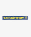 The University. ロゴ ステッカー