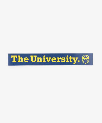 The University. ロゴ ステッカー