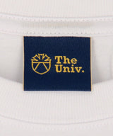 The University. カレッジロゴ Tシャツ WHITE