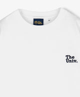 The Univ. エンブロイダリーロゴ Tシャツ WHITE