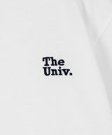 The Univ. エンブロイダリーロゴ Tシャツ WHITE