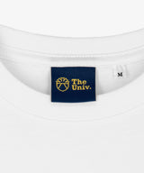 The Univ. エンブロイダリーロゴ Tシャツ WHITE
