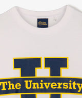 The University. ビッグラインロゴ Tシャツ WHITE