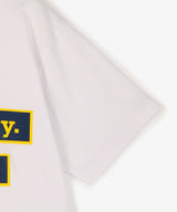 The University. ビッグラインロゴ Tシャツ WHITE