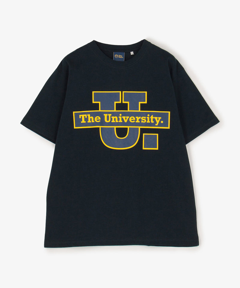 The University. ビッグラインロゴ Tシャツ NAVY