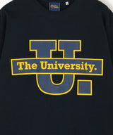 The University. ビッグラインロゴ Tシャツ NAVY