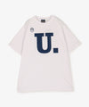 The University. Uロゴ Tシャツ WHITE