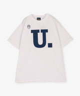 The University. Uロゴ Tシャツ WHITE