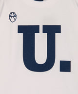 The University. Uロゴ Tシャツ WHITE