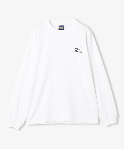 The Univ.エンブロイダリー ロンT WHITE