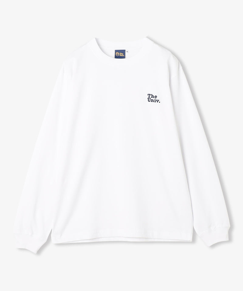 The Univ.エンブロイダリー ロンT WHITE