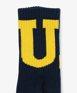 The Univ. 3Pソックス メンズ25-27cm NAVY