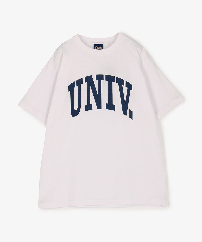 UNIV.アーチロゴ Tシャツ WHITE