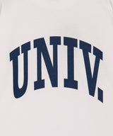 UNIV.アーチロゴ Tシャツ WHITE