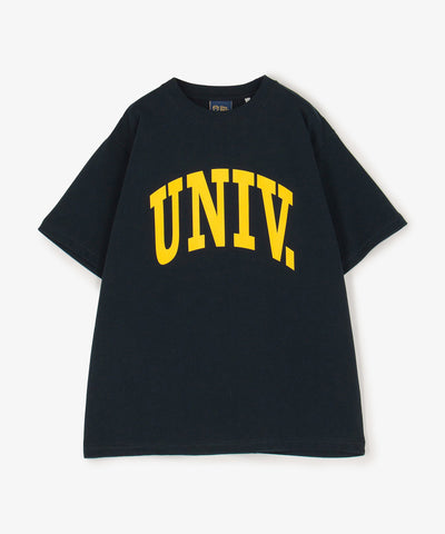 UNIV.アーチロゴ Tシャツ NAVY