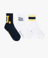 The Univ. 3Pソックス ウィメンズ23-25cm NAVY