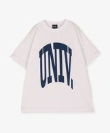 UNIV. ビッグアーチロゴ Tシャツ WHITE