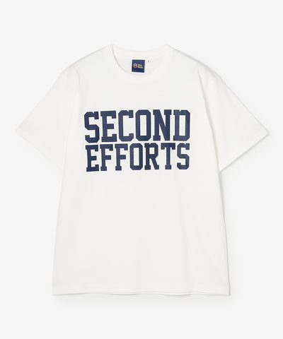 SECOND EFFORT　Tシャツ WHITE