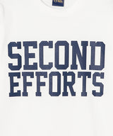 SECOND EFFORT　Tシャツ WHITE