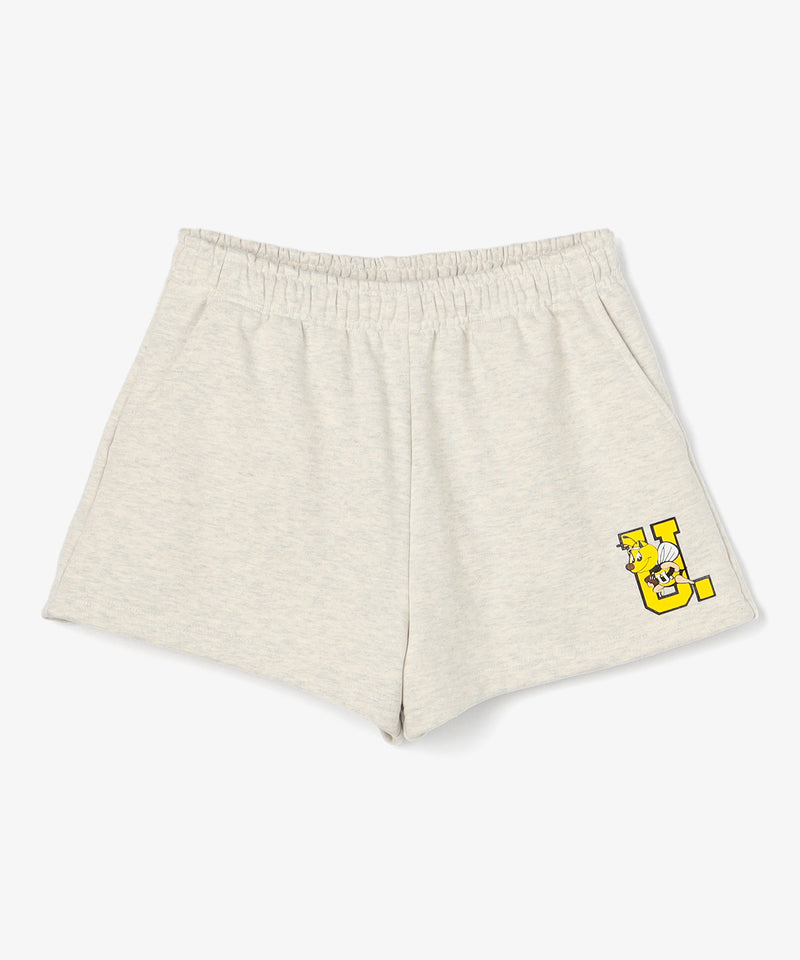 BEE Uロゴショートパンツ GRAY
