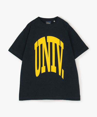 UNIV. ビッグアーチロゴ Tシャツ NAVY