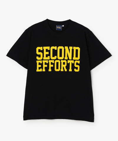 SECOND EFFORT　Tシャツ BLACK