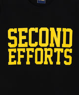 SECOND EFFORT　Tシャツ BLACK