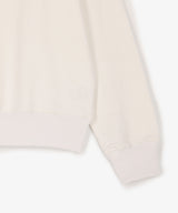 The Univ.エンブロイダリーロゴ スウェット WHITE