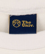 The Univ.エンブロイダリーロゴ スウェット WHITE