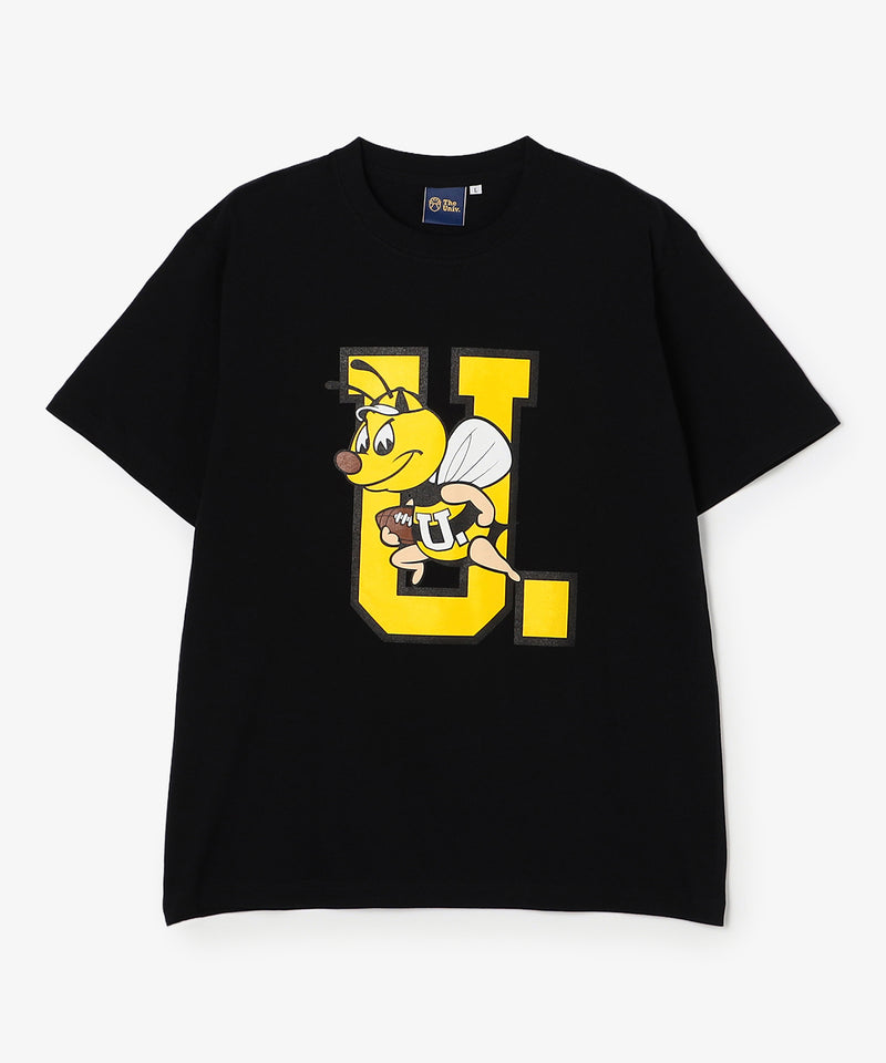 BEE Uロゴ　Tシャツ BLACK