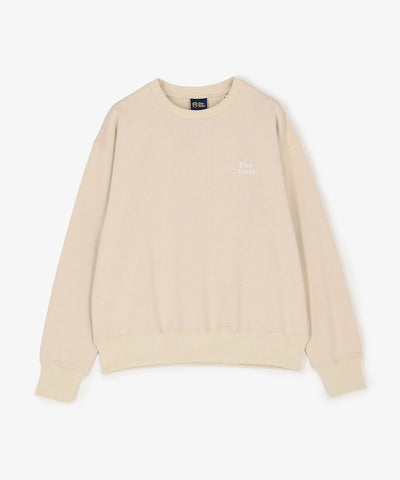 The Univ.エンブロイダリーロゴ スウェット BEIGE