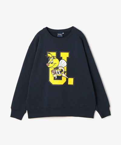 BEE Uロゴスウェット NAVY