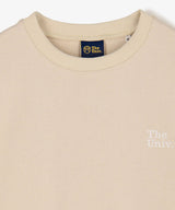 The Univ.エンブロイダリーロゴ スウェット BEIGE