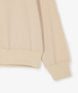 The Univ.エンブロイダリーロゴ スウェット BEIGE